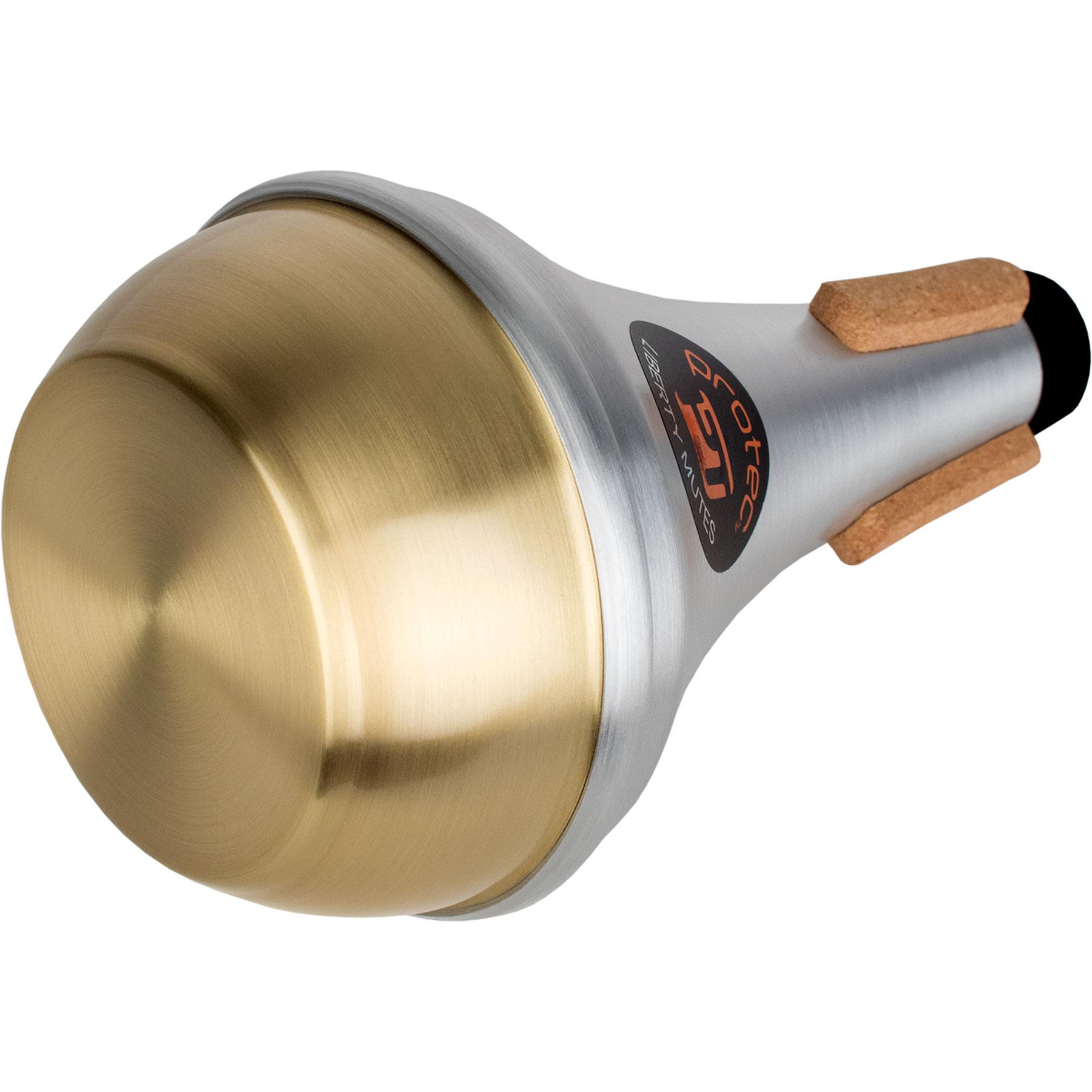 PROTEC Liberty Trumpet Straight Aluminium Mute - Brass End