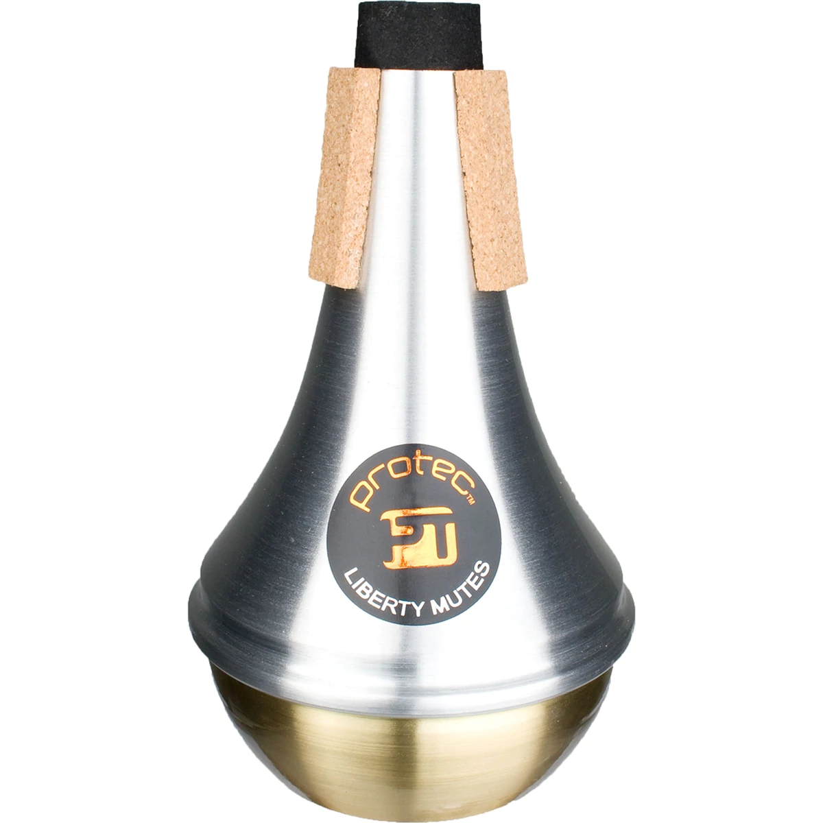 PROTEC Liberty Trumpet Straight Aluminium Mute - Brass End