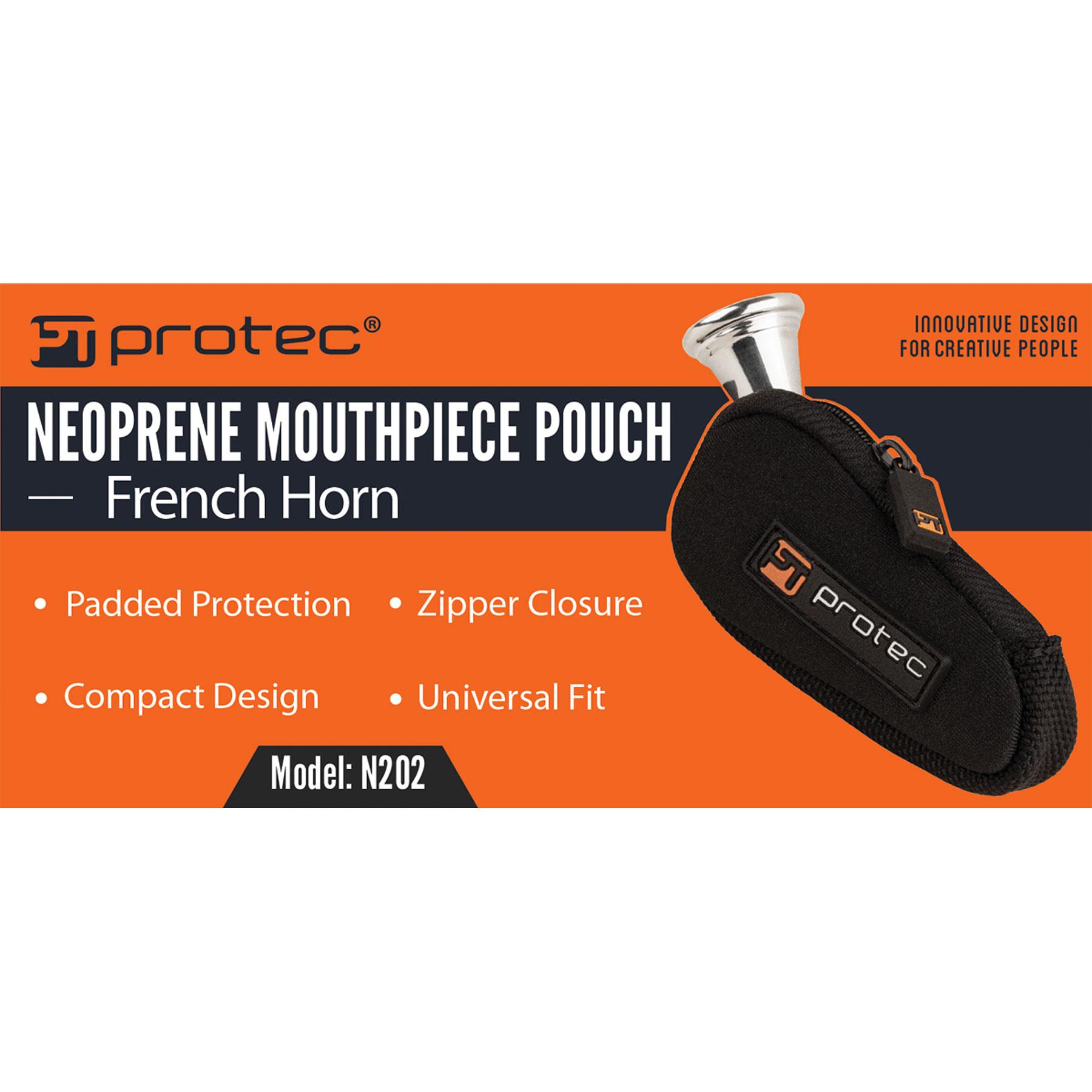 PROTEC Neoprene Mouthpiece Pouch - French Horn