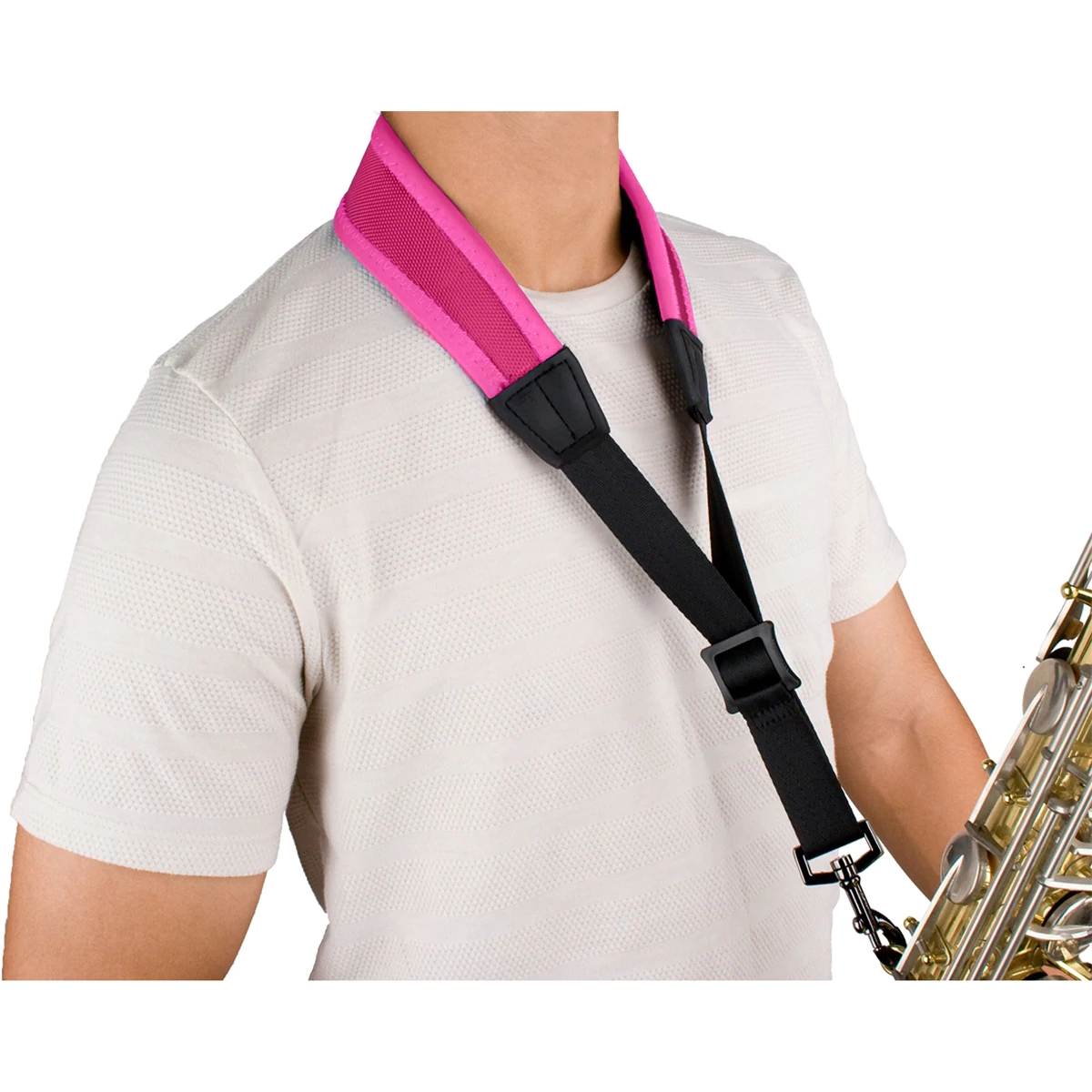 PROTEC Neoprene Sax "Less-Stress" Neck Strap w/ Metal Snap