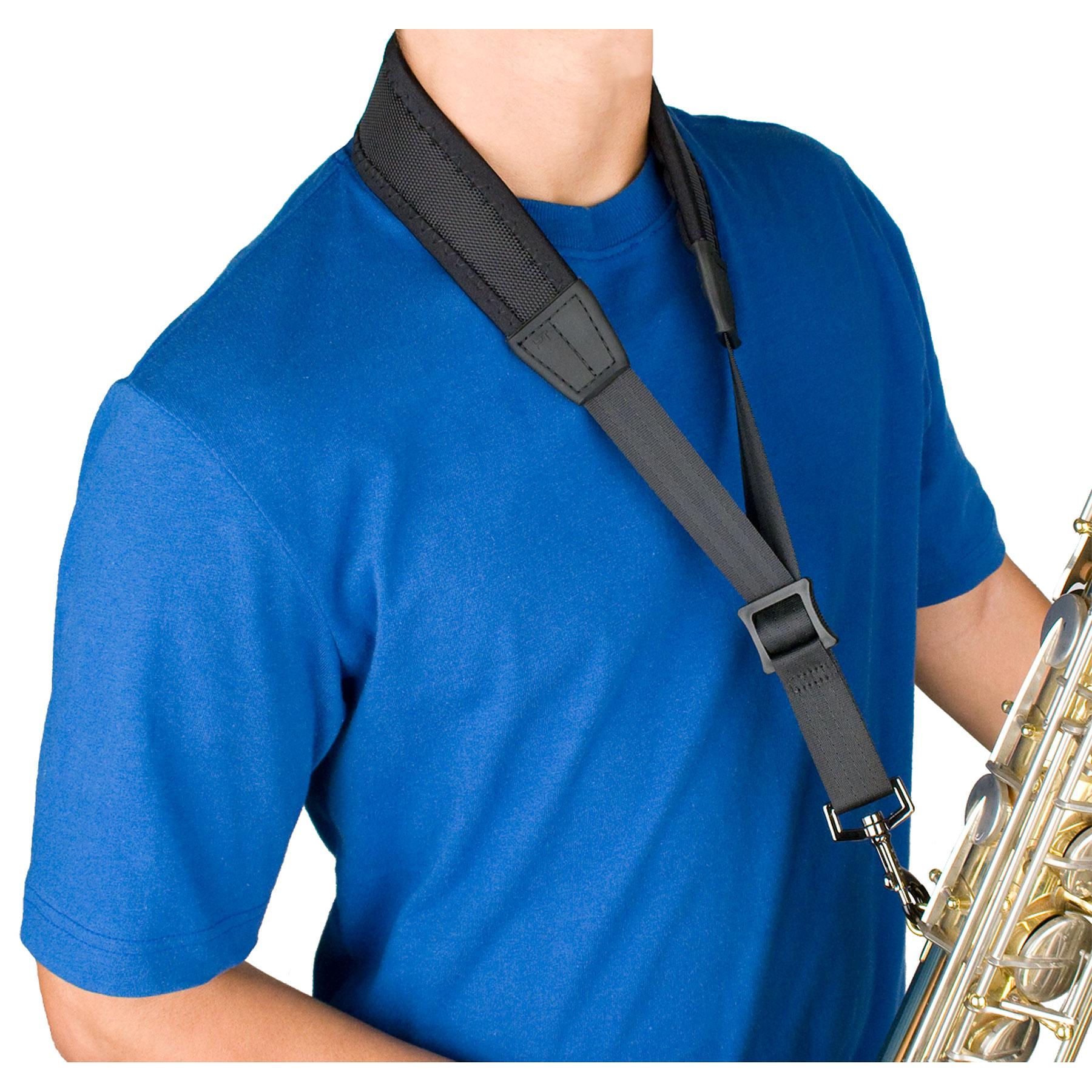 PROTEC Neoprene Sax 'Less-Stress' Neck Strap w/ Metal Snap