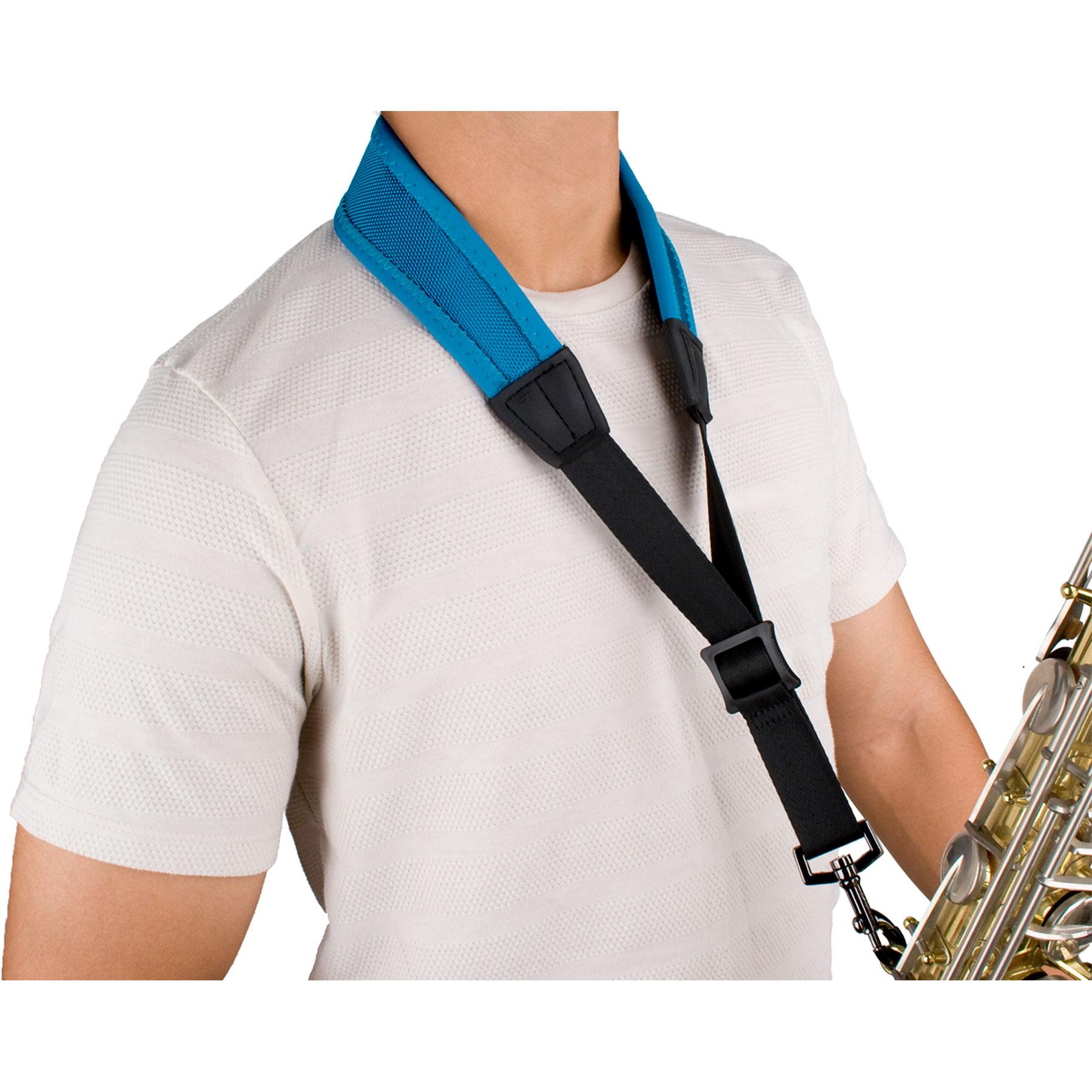 PROTEC Neoprene Sax 'Less-Stress' Neck Strap w/ Metal Snap