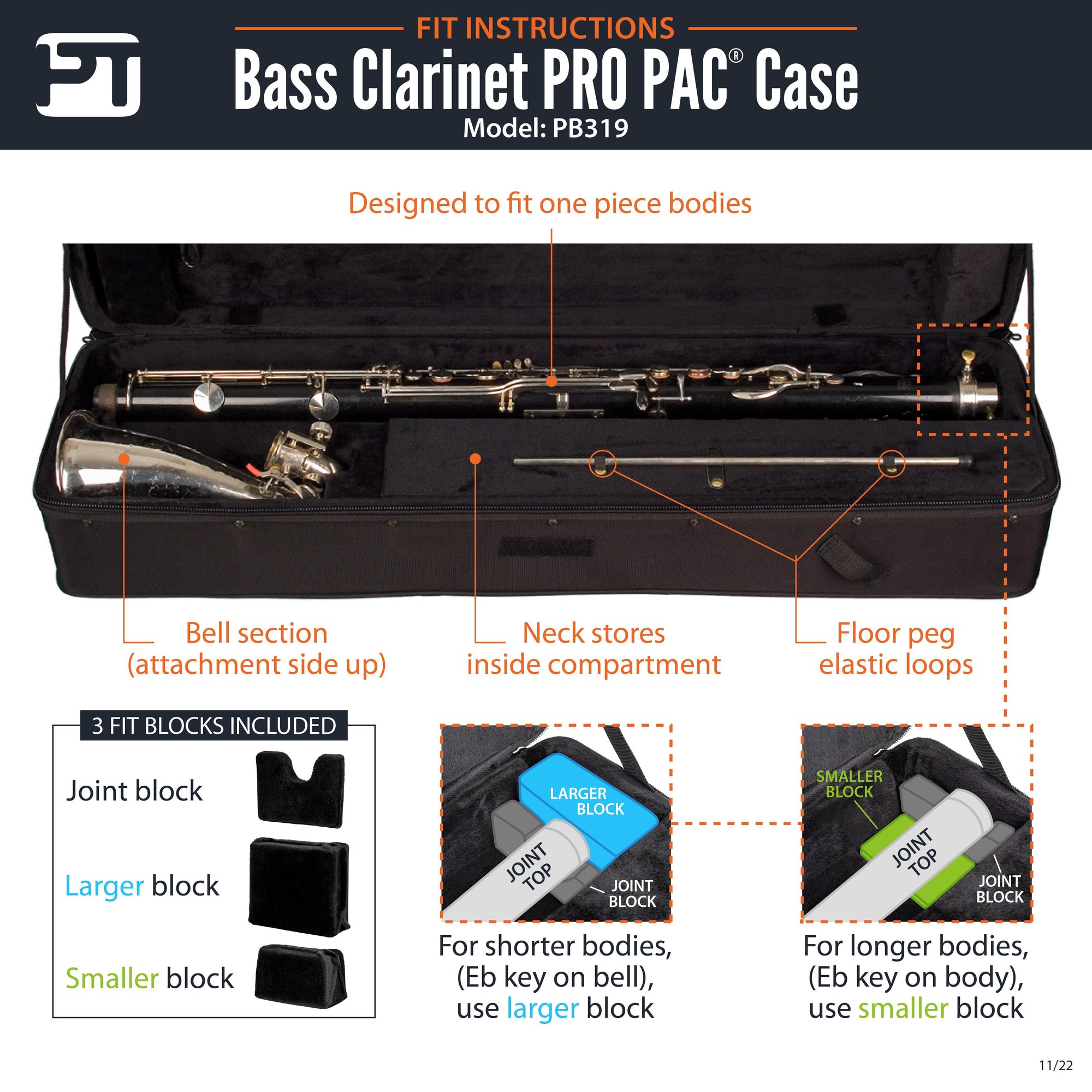 PROTEC Bass Clarinet Pro Pac