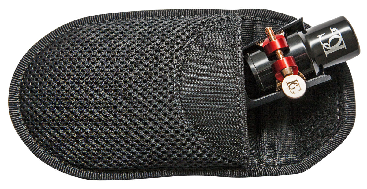 BG Bb & Eb Clarinet + Alto & Soprano Sax + Cornet + Flugelhorn + Trumpet Mouthpiece Pouch, Regular Size, Mesh Material