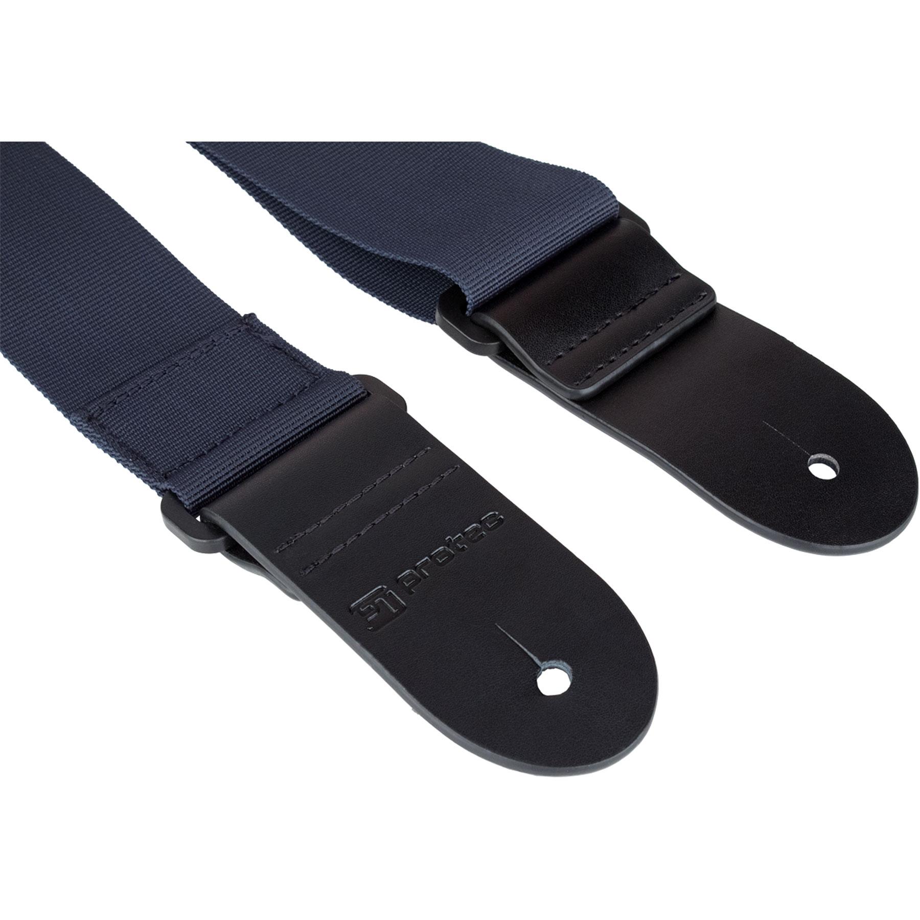 PROTEC Guitar Strap Nylon w/ Pick Pocket & Leather Ends