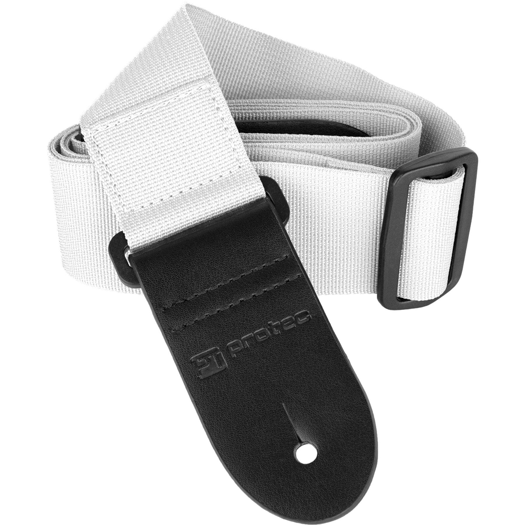 PROTEC Guitar Strap Nylon w/ Pick Pocket & Leather Ends