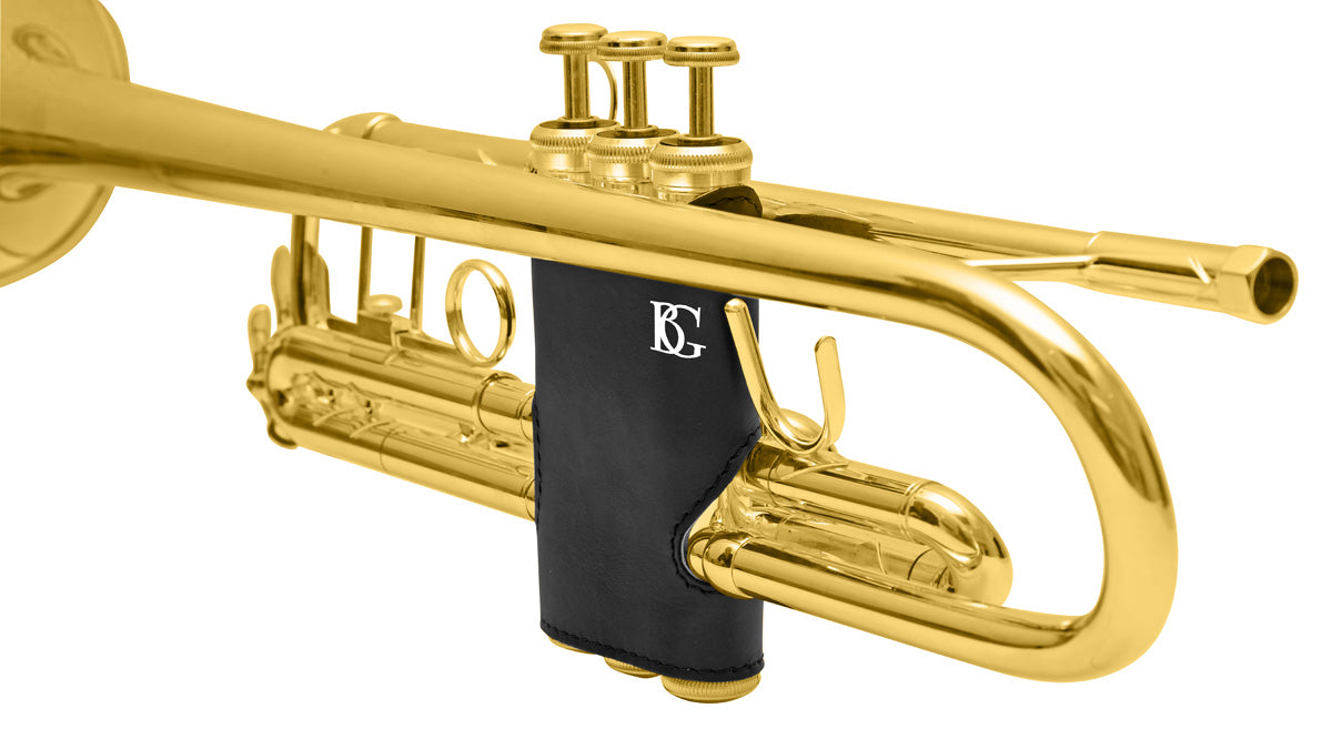 BG Trumpet Valve Protector, Leather + Anti Perspirant Lining