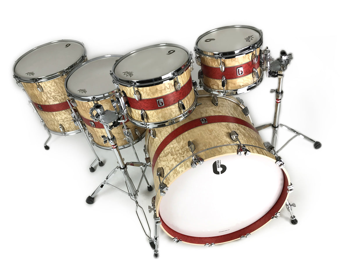 BDC LEGEND SE 22&quot; Fusion Rock Kit - Natural Tamo w/Buckingham Scarlet