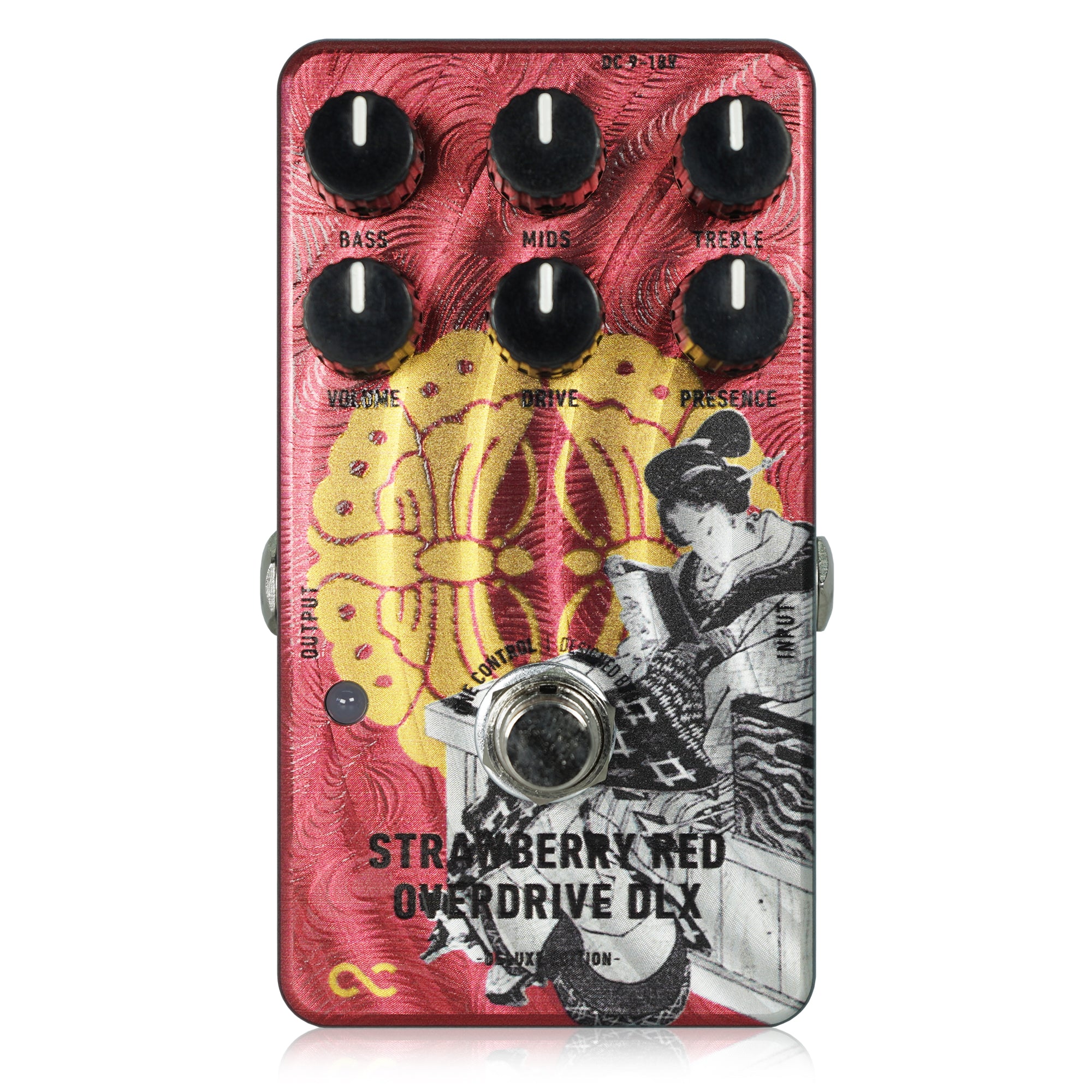 One Control BJFe Strawberry Red Overdrive | Japonism Edition