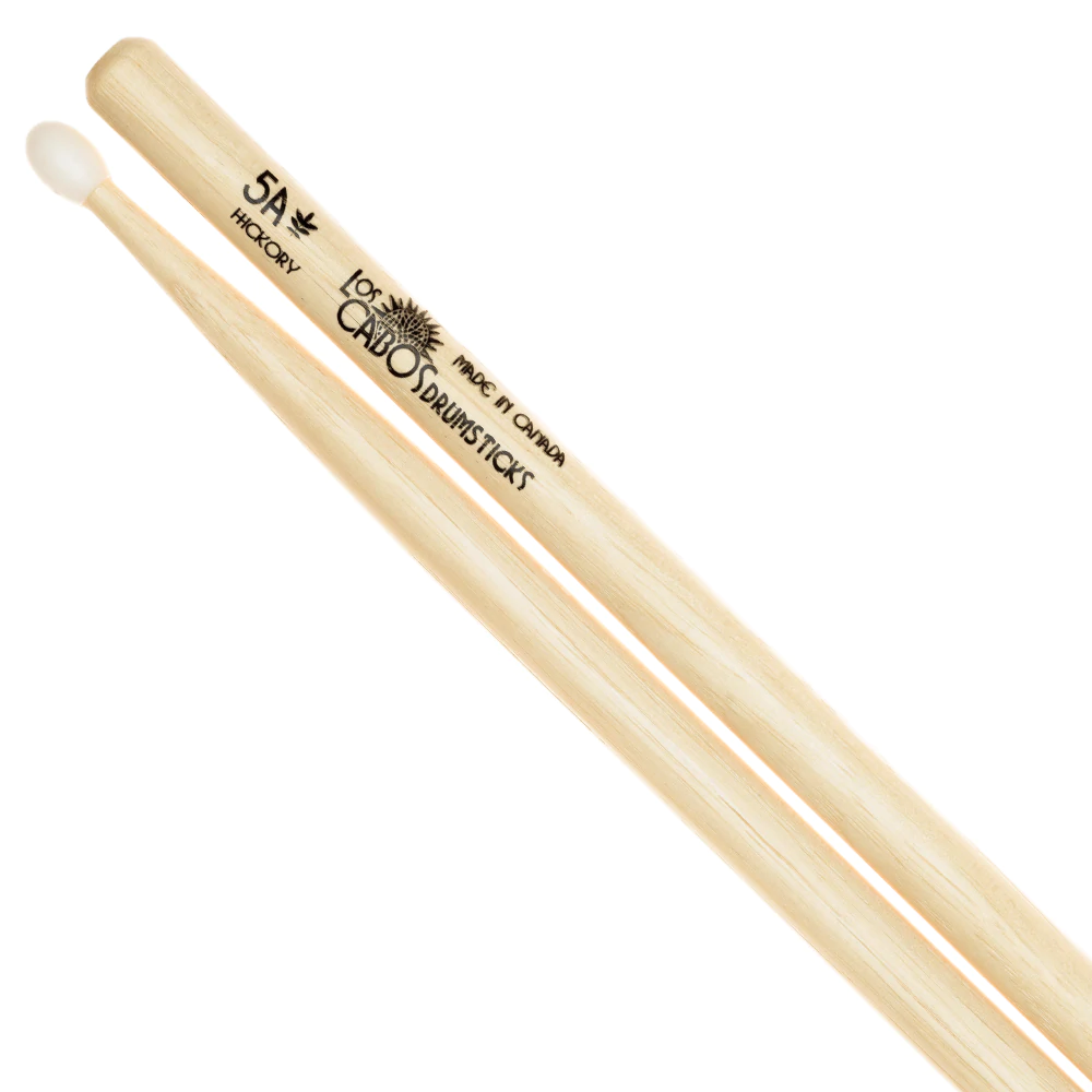 Los Cabos White Hickory Drumsticks - Nylon Tip