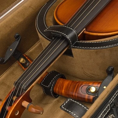 GL Violin Leather Pentagon - Black Leather