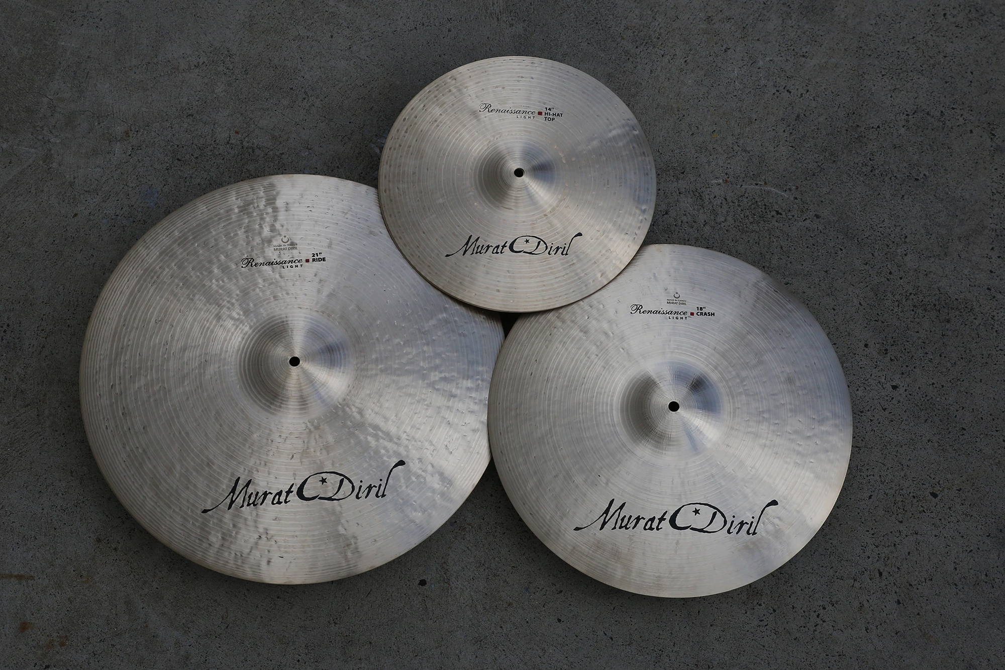 MURAT DIRIL Definitive Renaissance Premium Light Cymbal Pack