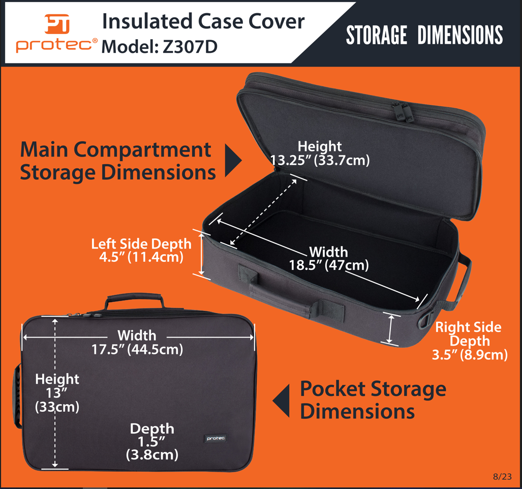 PROTEC Insulated Cover 18 x 12 x 3" (Fits BM307D Case)