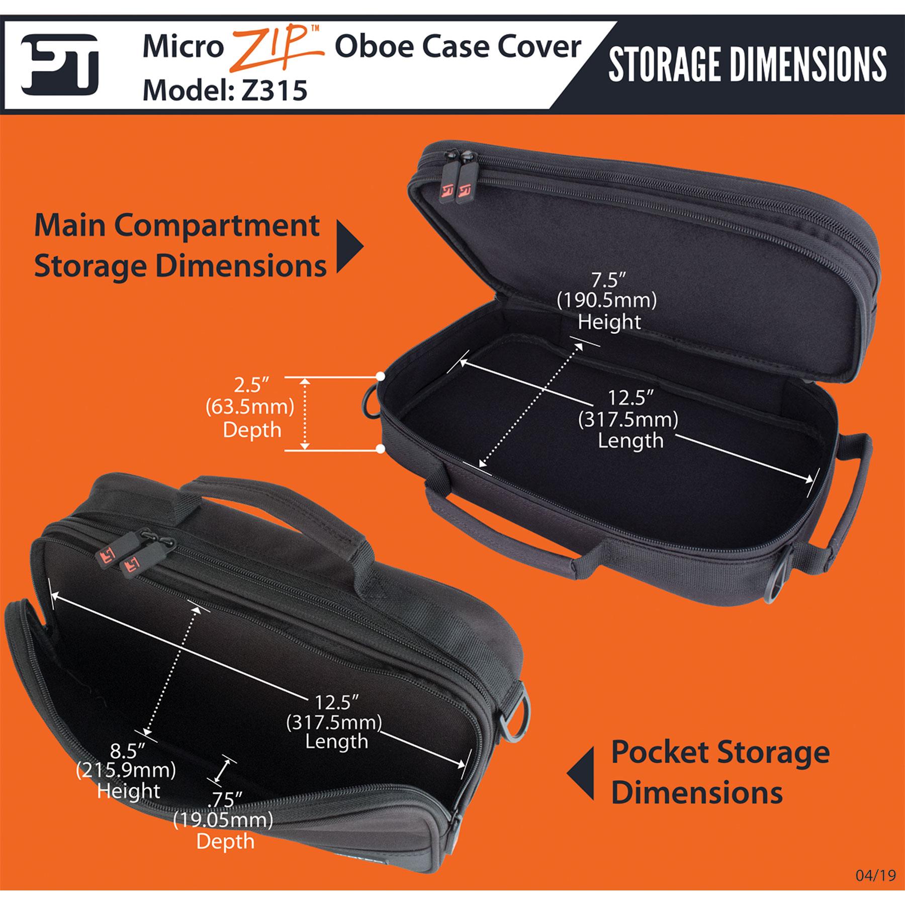 PROTEC ZIP Case Cover for Micro Oboe Case